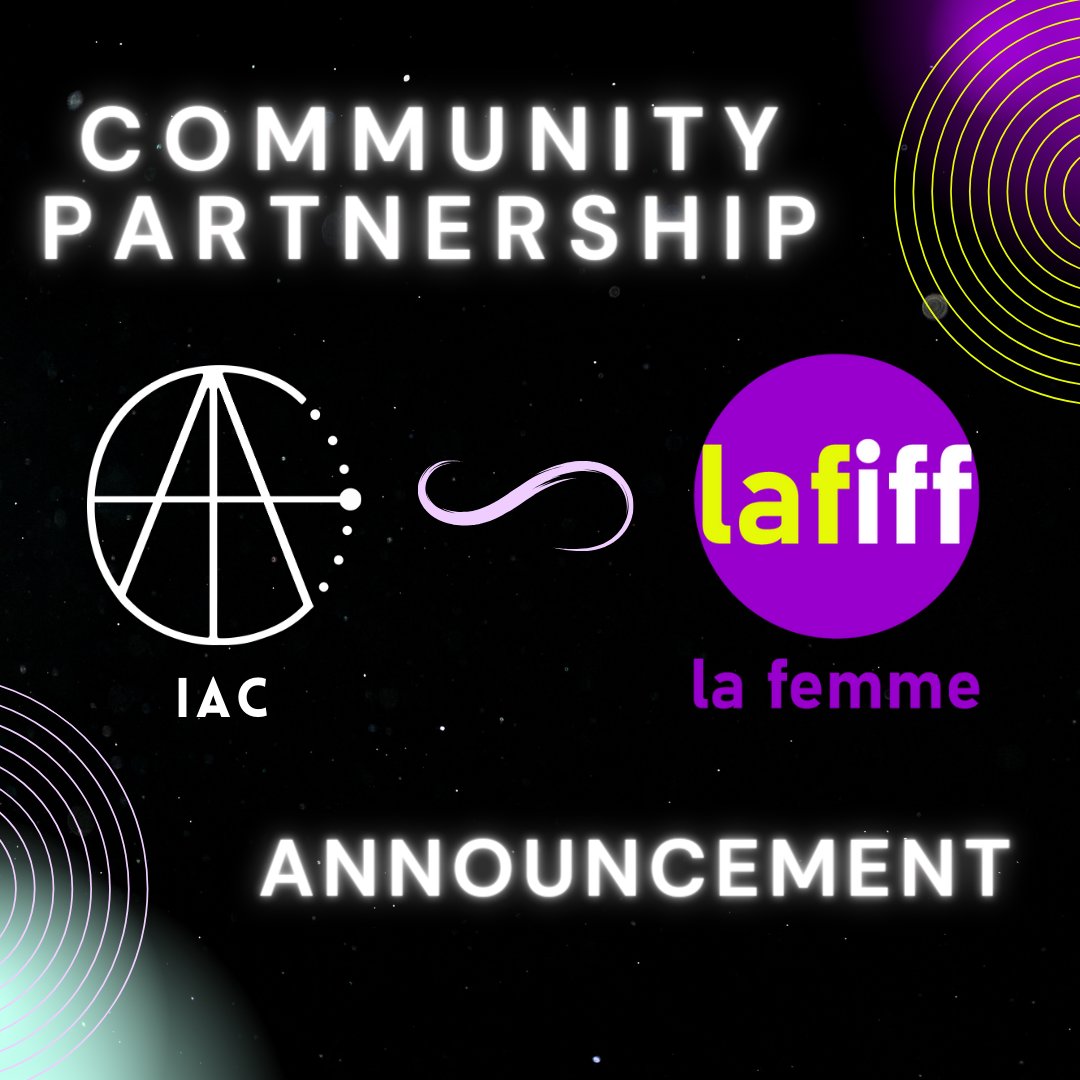 We are so excited to announce our community partnership with the Immersive Art Collective!! LA Femme Film Festival and IAC, both nonprofit organizations, work together to benefit aspiring artists, creatively and professionally. 

Go to immersiveartcollective.org to learn more!