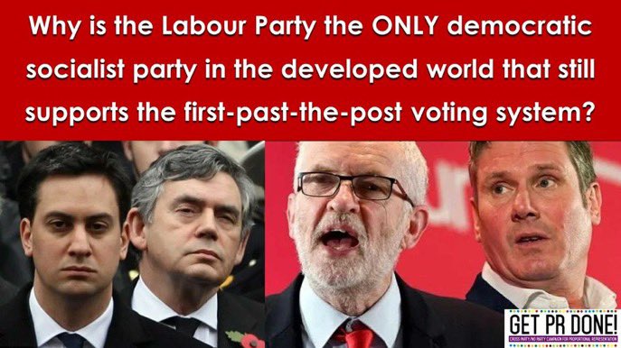 Tomorrow the world meet of every political party which declares itself as “democratic socialist” and supports #FPTP takes place. Labour is the one and only delegate. It’s isolationist politics places it completely on its own, shunning even its closest European allies.