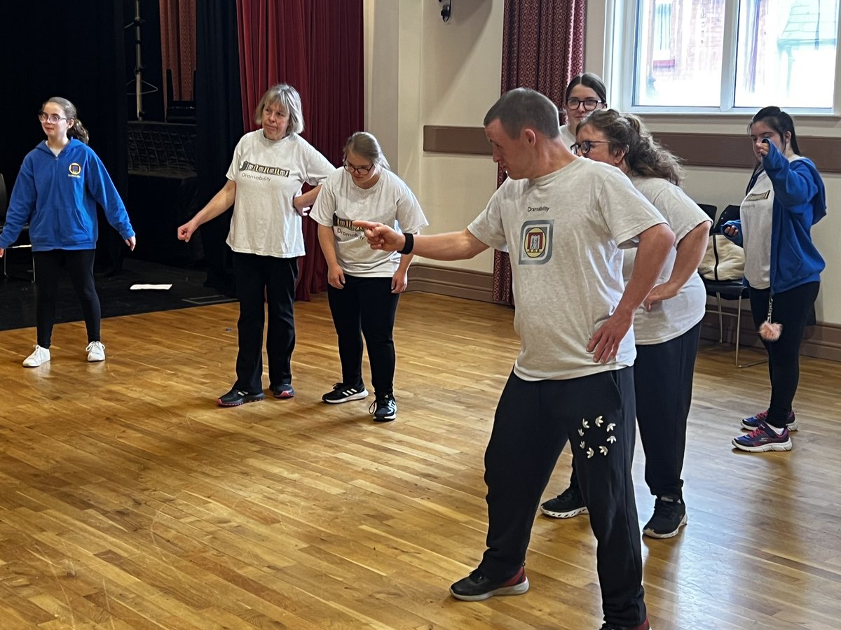 dramability's tweet photo. A fantastic drama workshop today facilitated by Jenny Long as part of #Bounce2023. All participants worked really hard and had a lot of fun too! @down_arts    @UniAtypical @ArtsCouncilNI @nmdcouncil https://t.co/991RvD86Oj