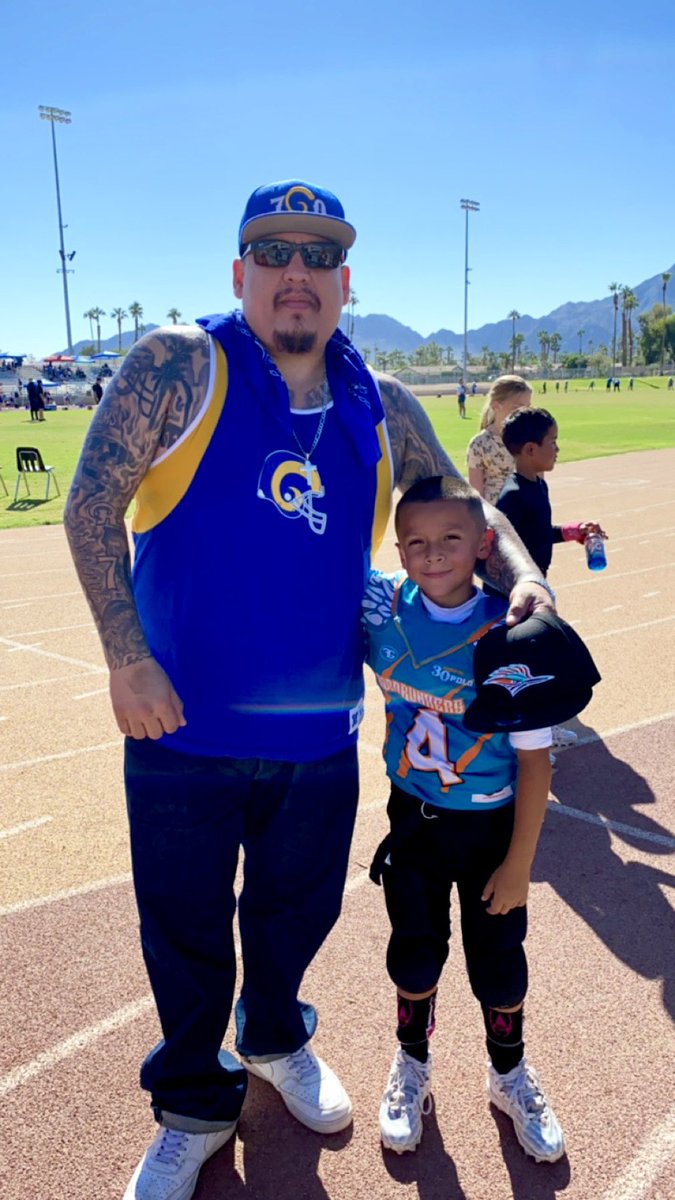 Mr_T_Three's tweet photo. My nephew out here making TD saving tackles 💯 Good game boy! https://t.co/jt64YZhEMS
