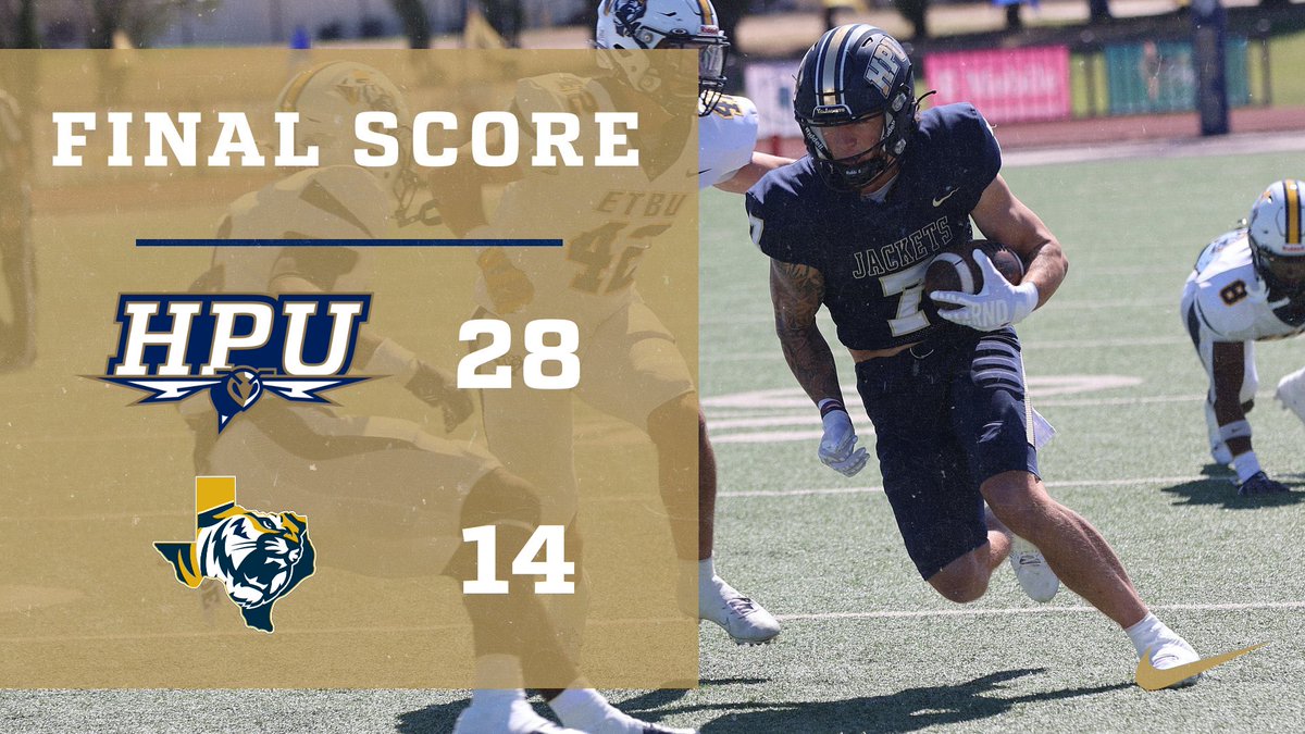 YELLOW JACKETS WIN ‼️

#YoJackets #StingEm #StingEmHPU