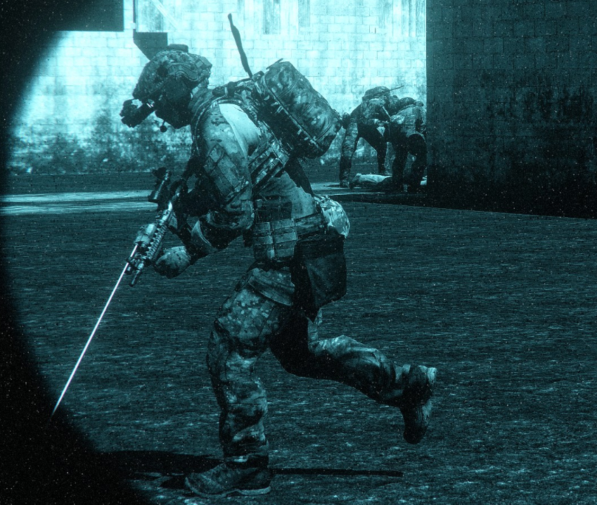 PathfinderPltn's tweet photo. Pathfinders conducting CQB training and taking in a HVT. Do you have what it takes? @bohemiainteract @ArmaPlatform #Arma3 #arma #milsim #MilSim #ARMY #army #British #CQB #pictures #pathinders #16aacb https://t.co/DG9mUHo3to