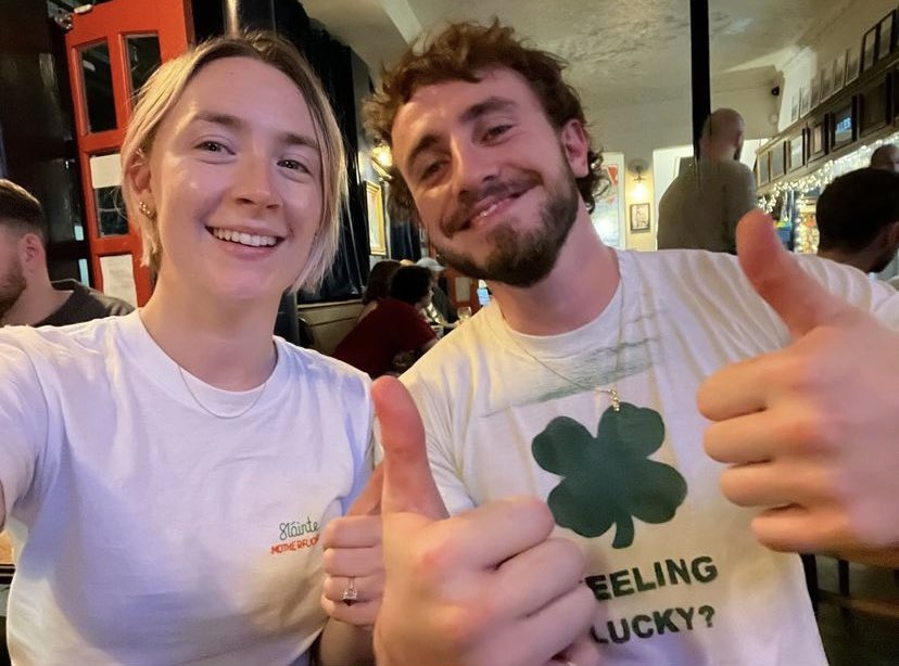 FilmUpdates's tweet photo. Saoirse Ronan and Paul Mescal https://t.co/SLLvJLK3r7