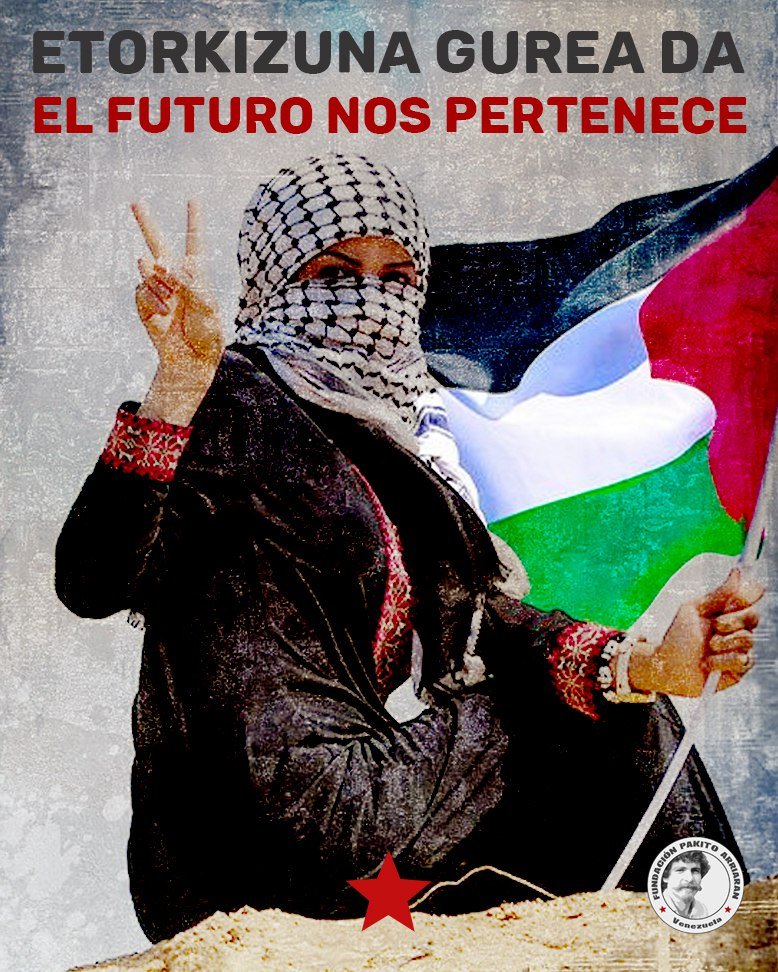 #Palestina Etorkizuna gurea da! El futuro nos pertenece

#PalestinaLibre #FreePalestine
