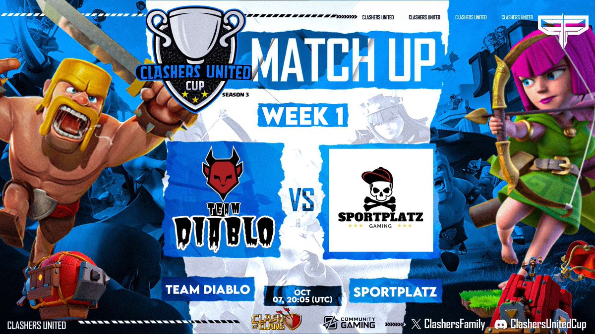 Vamos Team Diablo !! Team Diablo 🆚 Sportsplatz @ClashersFamily