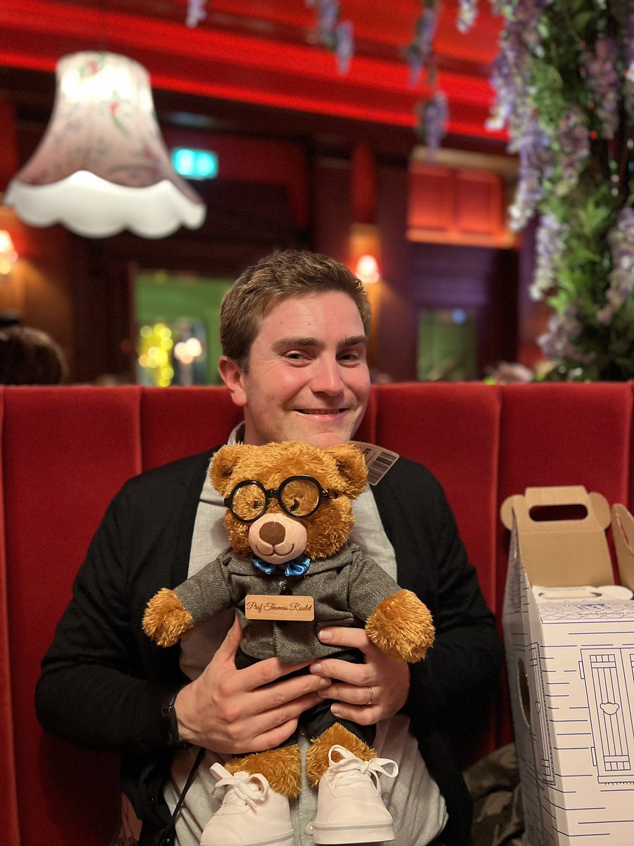 Celebrating the amazing Prof. <a href="/thomroulet/">Thomas Roulet</a>  with <a href="/KarlaSayegh/">Karla Sayegh</a> @HeyyVirginia