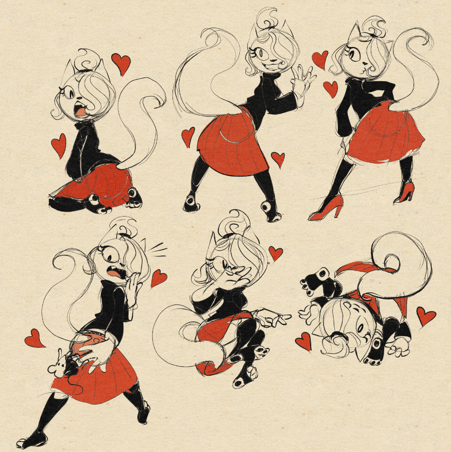 MBartworkz's tweet photo. Missy and her red skirt https://t.co/HPYQyXrabt