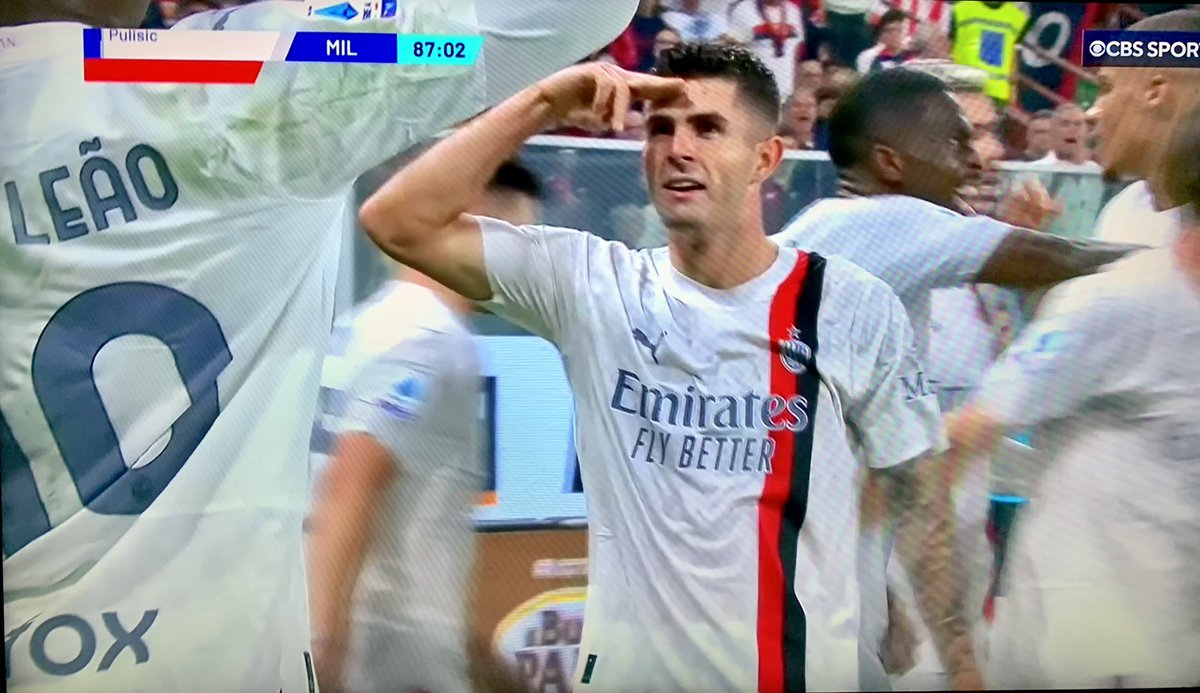 Milanistwit's tweet photo. FT: Genoa 0 vs 1 Milan
⚽ Pulisic

Alhamdulillah, tambahan 3 poin bawa Milan ke puncak klasemen dengan keunggulan 2 poin dari inter.
Drama kartu merah kiper diakhir babak ke dua. Theo &amp; Maignan dipastikan absen lawan Juve.

Ada komentar guys??

SALUTATE LA CAPOLISTA!!! https://t.co/az7ecQ1r36