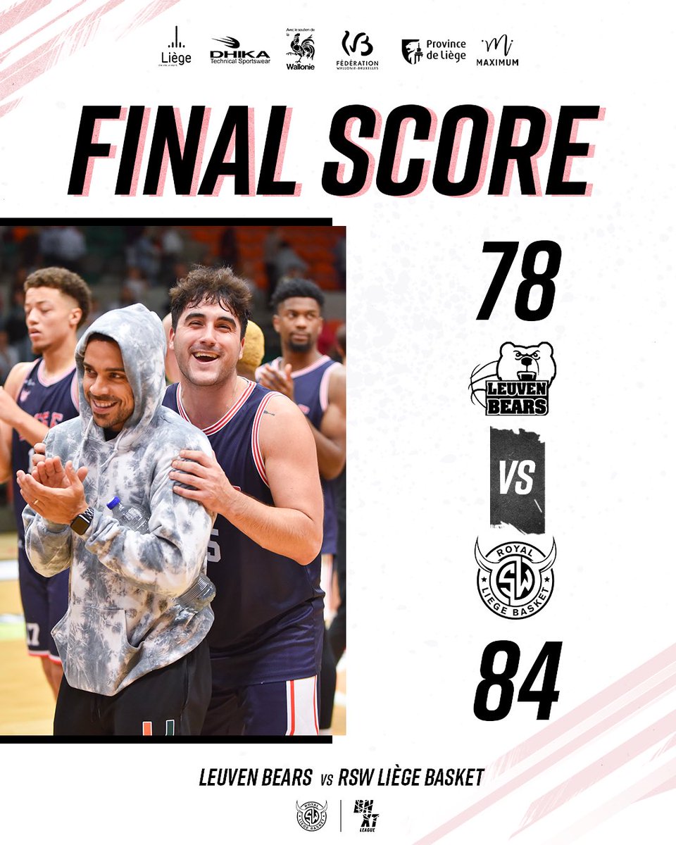 It’s a win 🔥 

See you at home next Friday vs Oostende 💫

🎟️ link in bio for tickets 

#win #rswliegebasket #goodjobteam