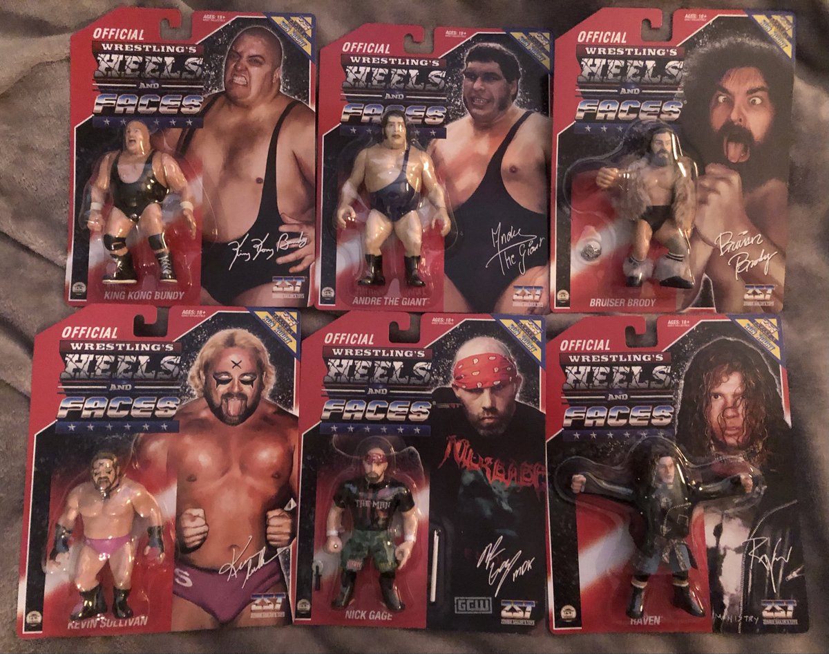 Mail call @TheZombieSailor #heelsandfaces 
#KingKongBundy #AndretheGiant #BruiserBrody @realkevsullivan @thekingnickgage @theraveneffect 
Let’s keep this line going to infinity and beyond