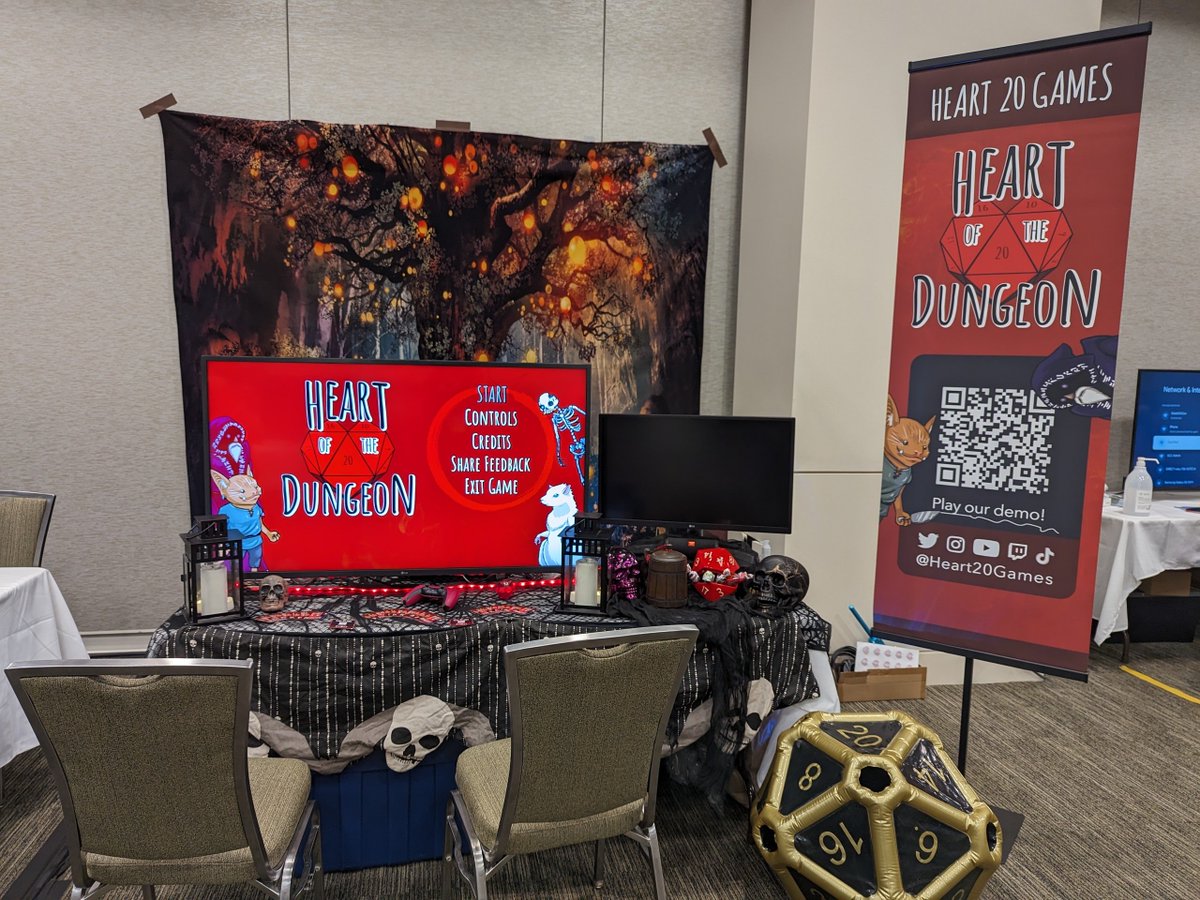 Come see us at Geek Girl Con in the Okoye room! #heartofthedungeon #heart20games