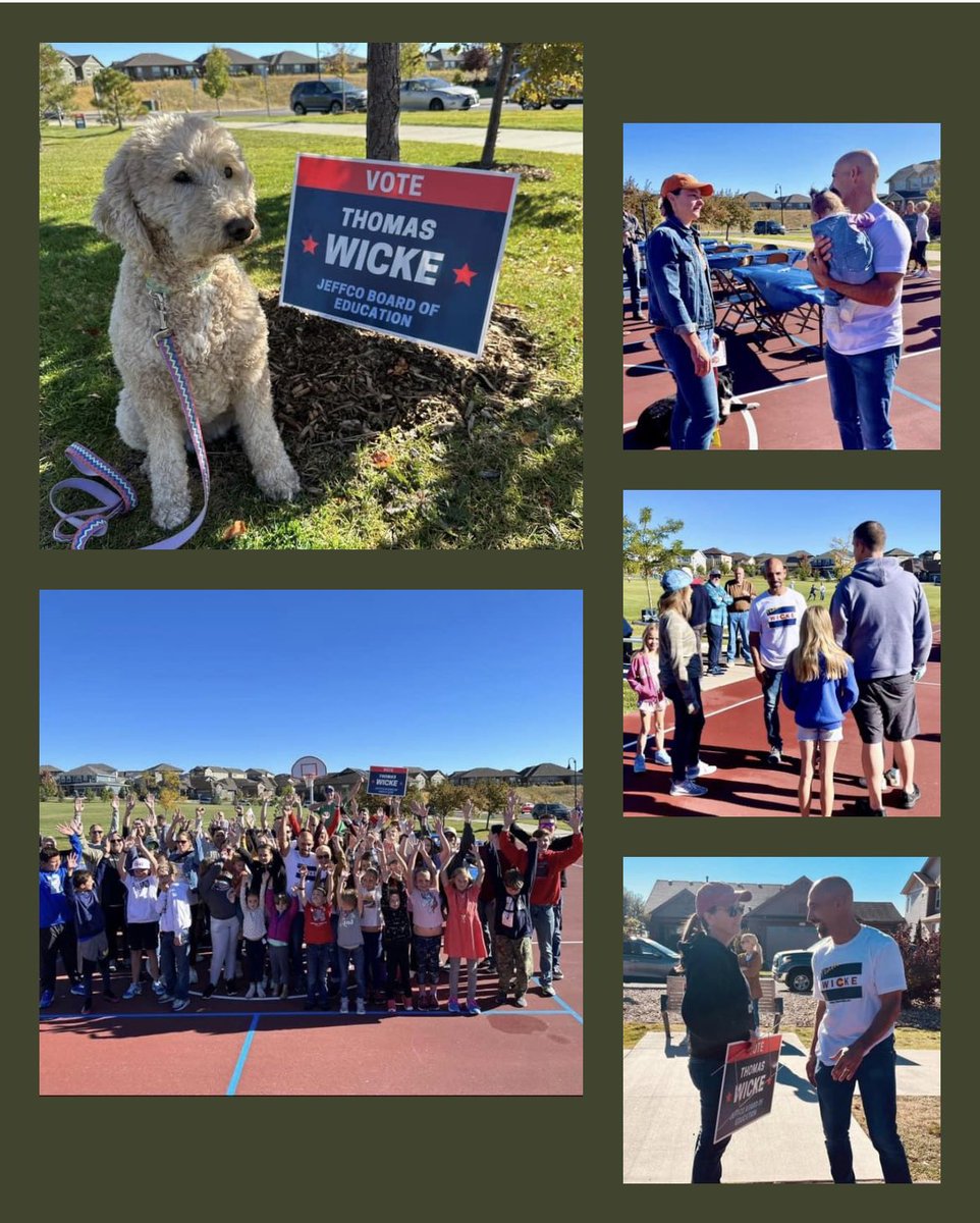 TWickeJeffcoBOE's tweet photo. What a fantastic crowd this morning! Thanks to everyone who came out to hear our message. Please spread the word to your friends and family. I am energized by all of the enthusiastic support and ready for the home stretch to Election Day! #voteteamwicke #letsgojeffco https://t.co/mT2E2UMp7T