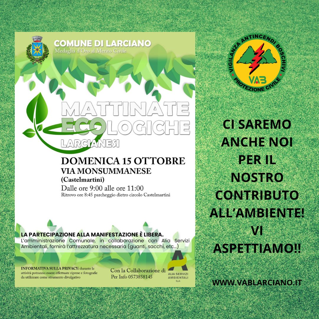 Mattinata ecologica 2023 - Castelmartini (Larciano) #mattinataecologica #castelmartini #larciano #comunedilarciano #vablarciano #vabsezionelarciano #protezioneambientale #curadelterritorio