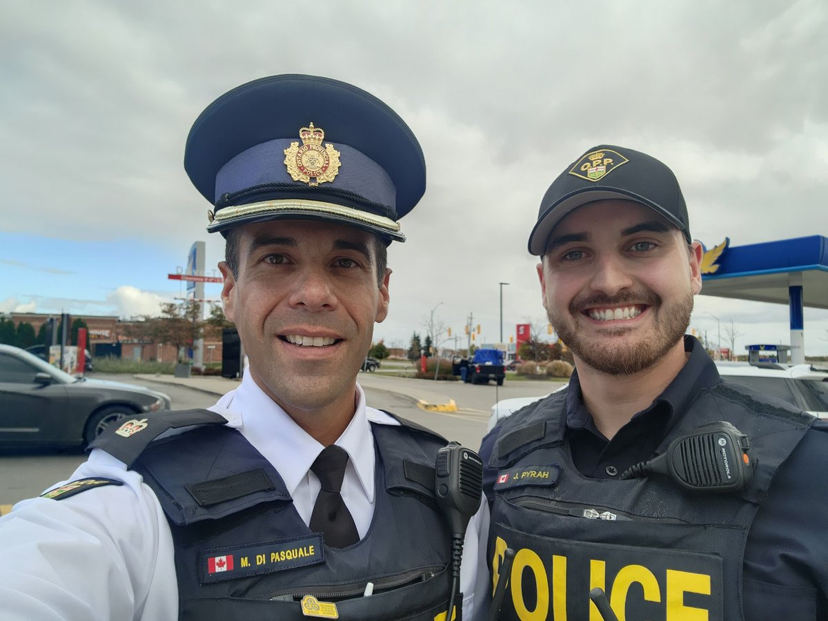 I'm very grateful and proud of the #DufferinOPP members keeping our community safe this Thanksgiving long weekend during Operation Impact. I even got to join them a bit on patrol! #DufferinCounty #TownofOrangeville