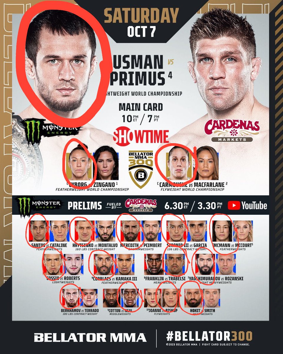 KIMURA_NEWS's tweet photo. Quels sont vos pronos pour ce soir ? @ufc @BellatorMMA

#UFCVegas80 #ufcfightnight229 #Bellator300 https://t.co/wmoeaARdzA