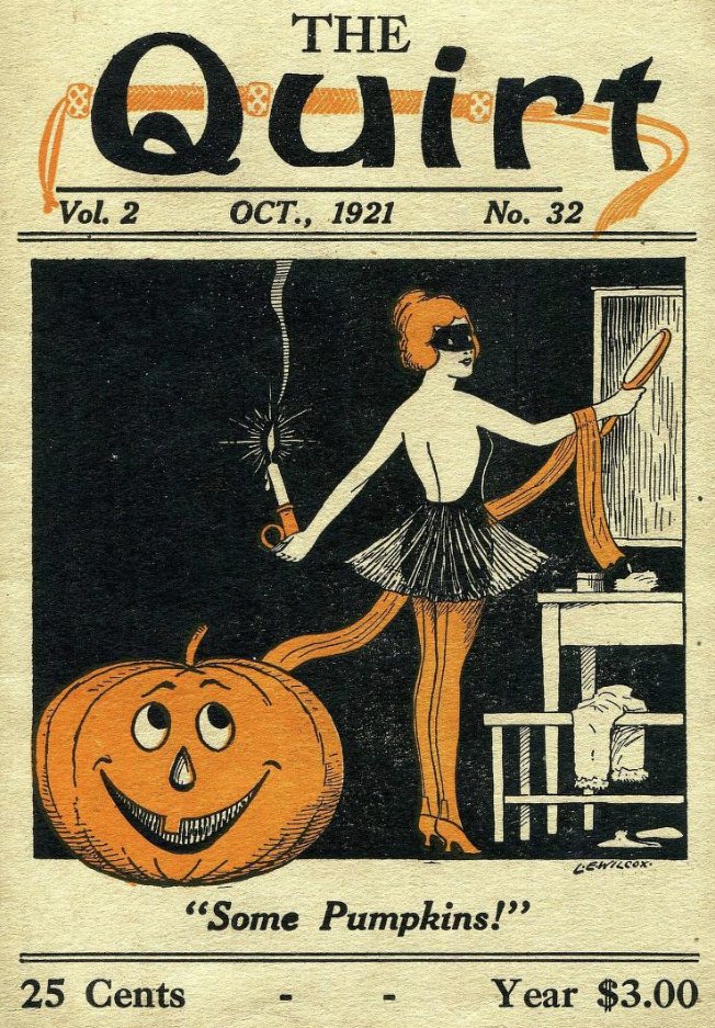Front cover of The Quirt, October 1921.