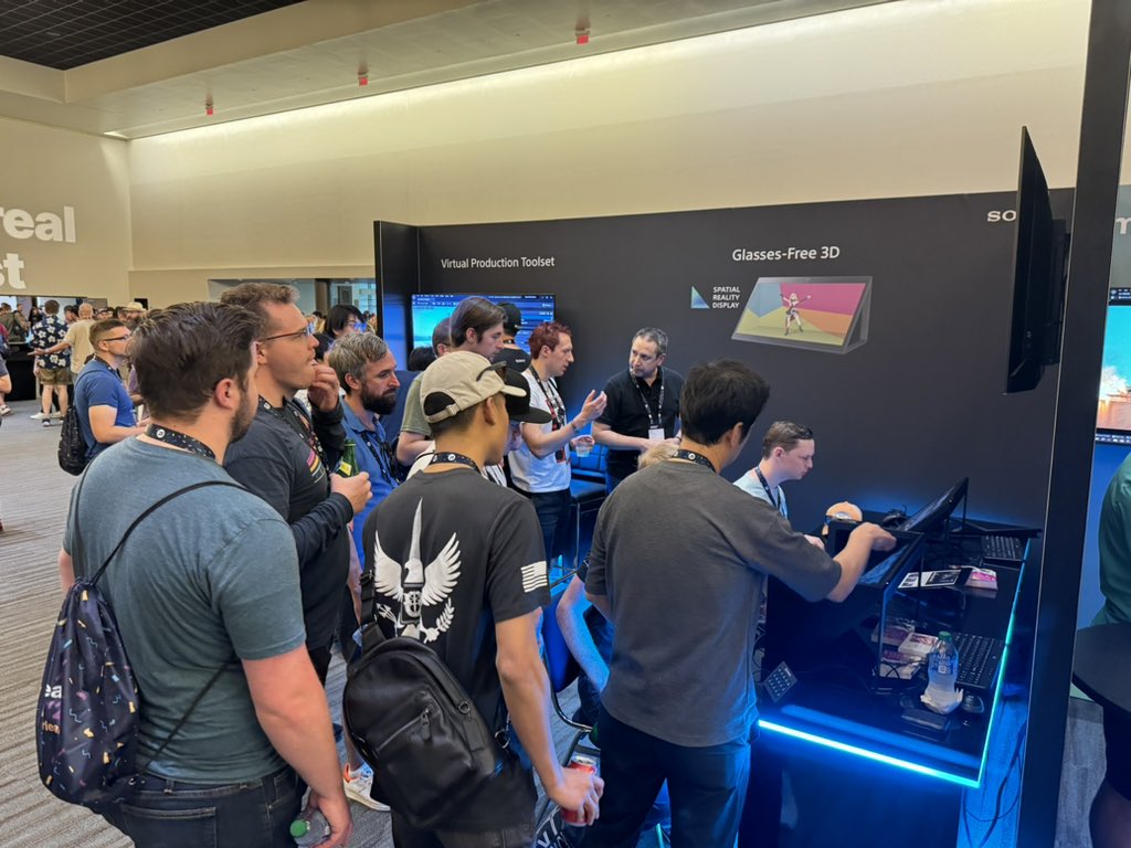 thayamamura's tweet photo. THANK YOU #Unreal community. Our #team had a fantastic time showcasing #mocopi #SpatialRealityDisplay and #VirtualVenice. Our booth was alive with the enthusiasm of many creative minds exploring our #XRproducts.
#sonyXR #UE5 #unrealfest #virtualproduction #motioncapture https://t.co/5ZyuTkQcMe