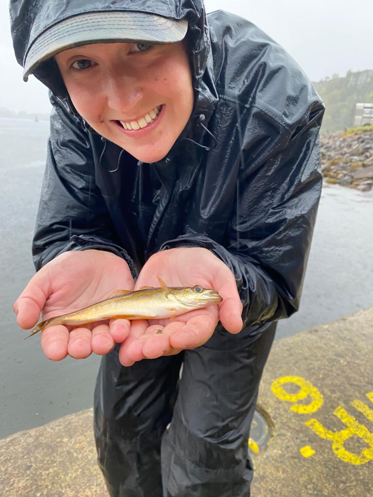 I can catch a fishy
On the west coast  seaaa
I can catch a fishy
When the weather comes doooon