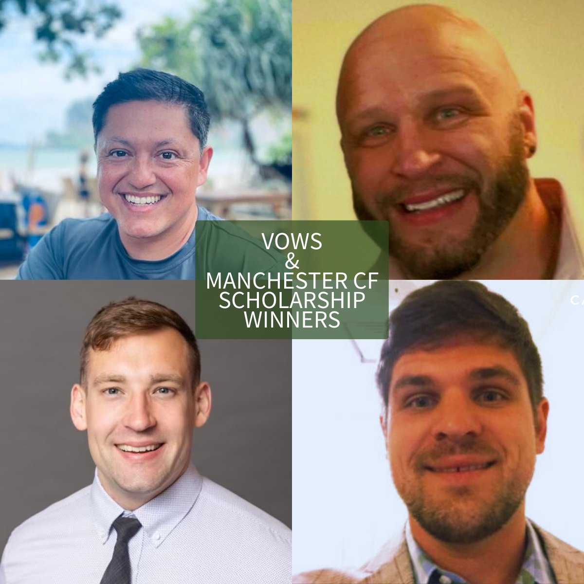 CONGRATS to our <a href="/ManchesterCF/">ManchesterCF</a> scholarship winners! These service members and veterans will receive free education in financial intelligence and Financial Intelligence Specialist (FIS) Designation from ManchesterCF and the University of New Haven in Connecticut.