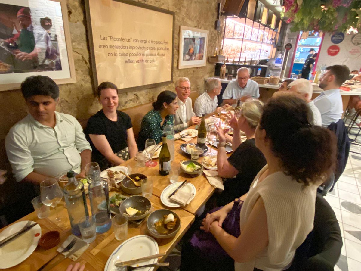 ecnptweets's tweet image. The PRISM team unwinds at the 36th ECNP Congress, Barcelona. #IMI2PRISM2