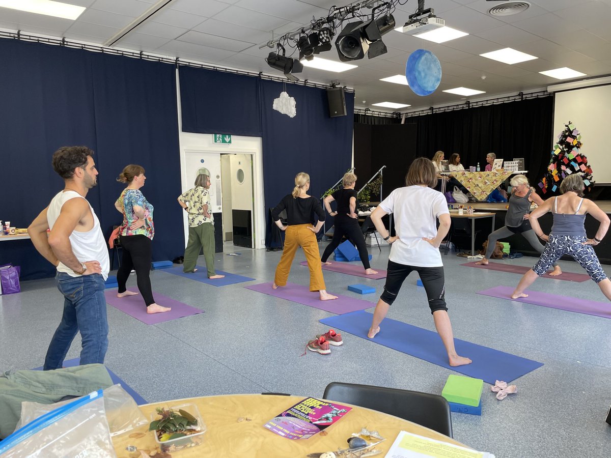 Great workout at #Sydenham @FunPalaces this afternoon with Yamile showing us the Salsa moves  - every Tuesday from 7.30 - 9.30pm - followed by Cathy giving us an intro to yoga - every Wednesday from 7 - 8.30pm at the #Sydenham Centre - thanks to both as really enjoyable