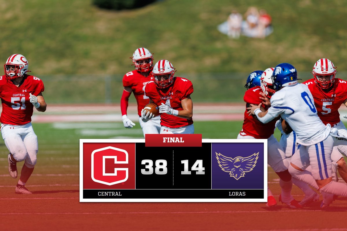 CentralDutchFB's tweet photo. DUTCH WIN! Big day for Central IN ALL PHASES!! Great way to head into the bye week! ⚪️🔴

#GoDutch #CUI365 #FINISH https://t.co/wJBgwM1uQu