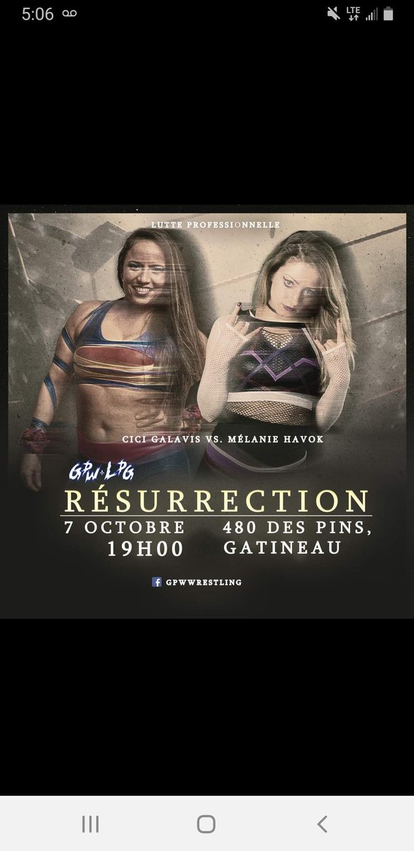 We're just hours away from another battle against my long time @gpw_lpg rival <a href="/melaniehavok/">Melanie</a> ... Let's do this old Pal 💪🔥
#longtimefeud #womenswrestling #prowrestling #wrestling #battle #fight #luchadora #luchafemenina #luchalibre #lacampeona #lamejordelomejor #bestofthebest