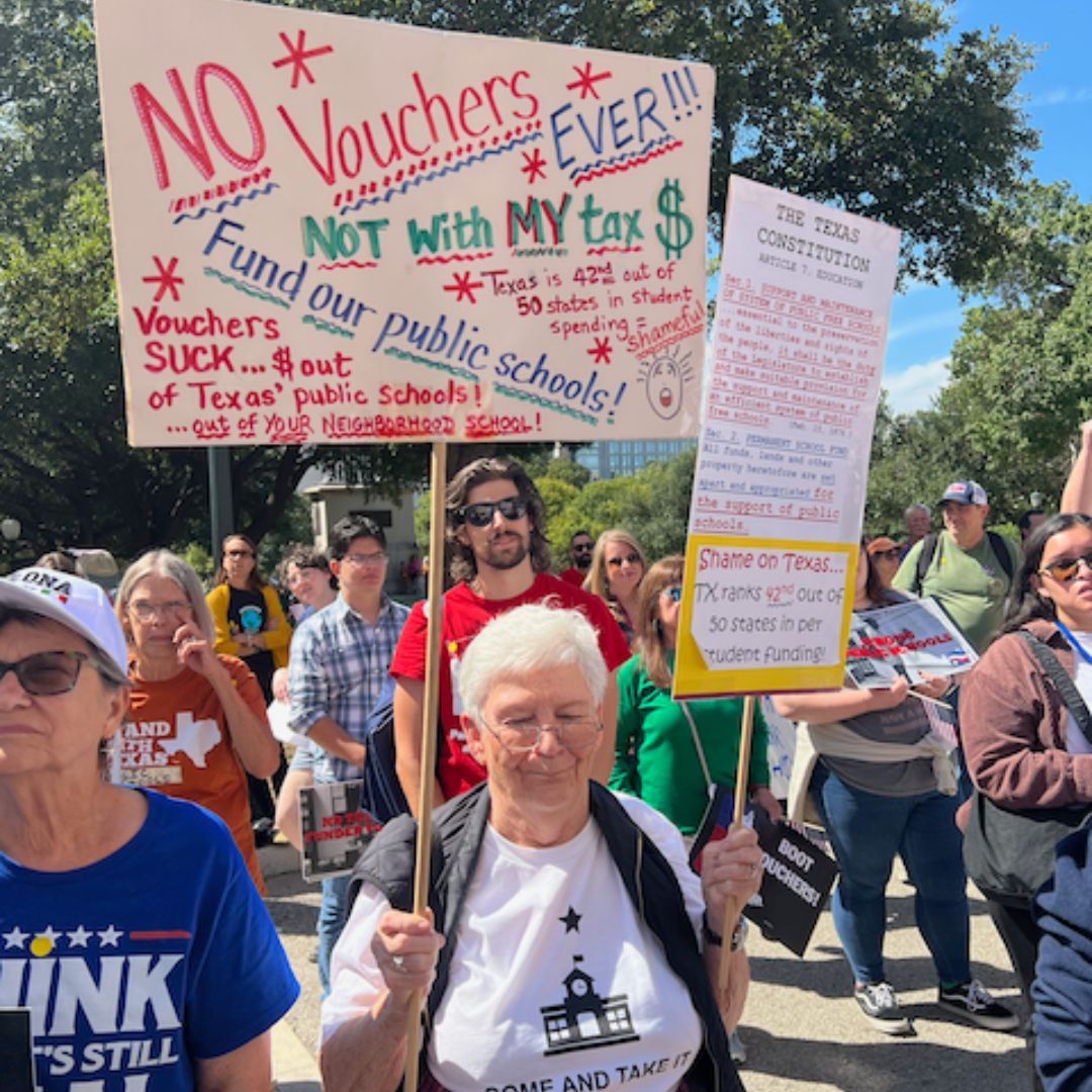 #BootVouchers #SupportPublicSchools #SayNoToVouchers #SavePublicSchools #FundOurSchools #FundOurPublicSchools #RallyforEducation #TexasKids