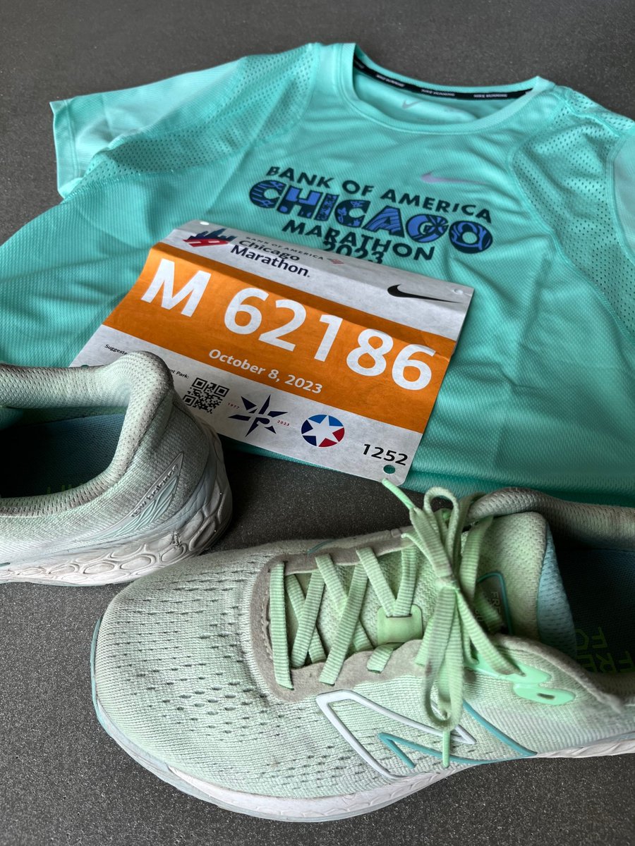 jroguska's tweet photo. The color of the official Chicago Marathon 2023 t-shirt is almost matching my running shoes!

I'm still $200 away from meeting my required fundraising goal of $1,750. I'm fundraising for veterans with Team Salute.  

https://t.co/55cZ3UE50w

#veterans #USA #helpveterans https://t.co/j03ic4R8Ul