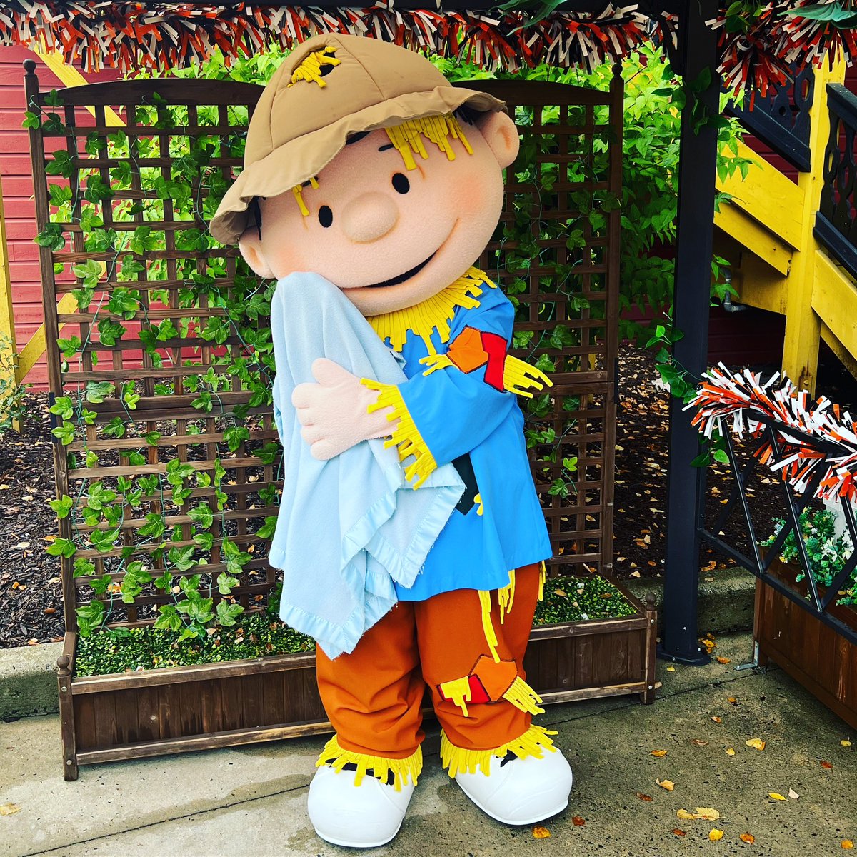 Jace736's tweet photo. Linus is waiting for the Great Pumpkin!
.
.
#linusvanpelt #snoopy #peanuts #peanutsgang #dorneypark #dorney #cedarfair #dpbestday #snoopy #character #snoopyandthepeanutsgang #wildwaterkingdom #amusementpark #themepark #halloweencostume #greatpumpkin #halloween https://t.co/bCagvoj2tt
