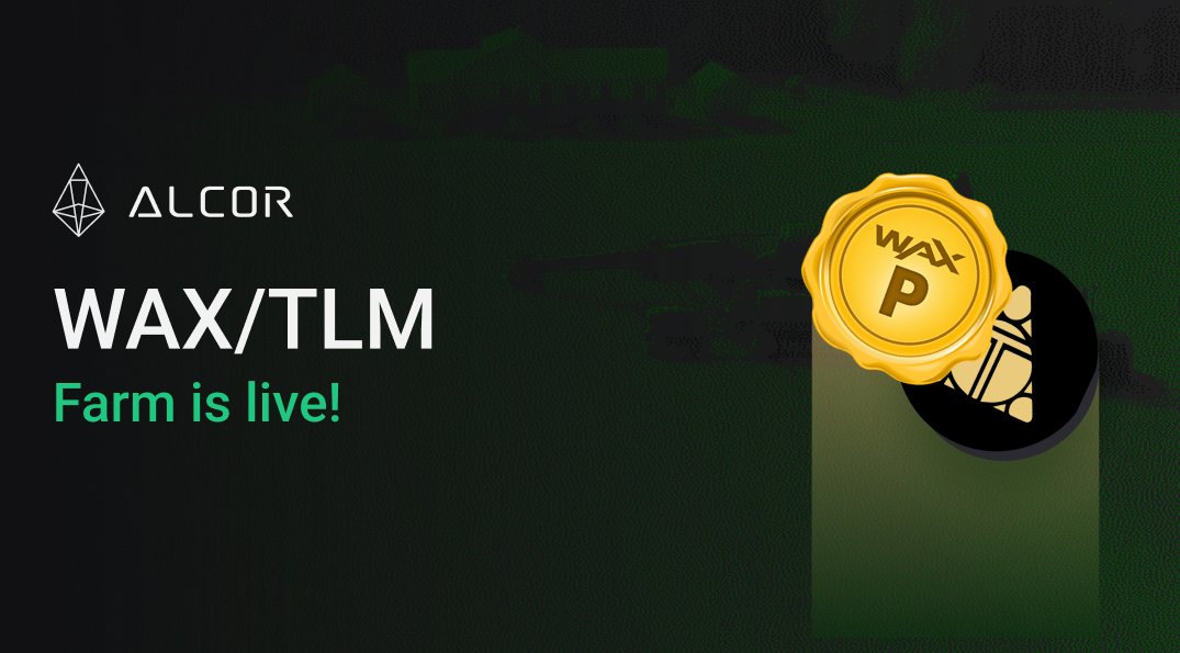 While we get prepared for Harvest Season we needed to stop by Naron 

Tokens rise and fall but TLM is always there 🔥

Let's welcome <a href="/AlienWorlds/">Alien Worlds Official</a> to Alcor Farms!

Start farming: wax.alcor.exchange/farm