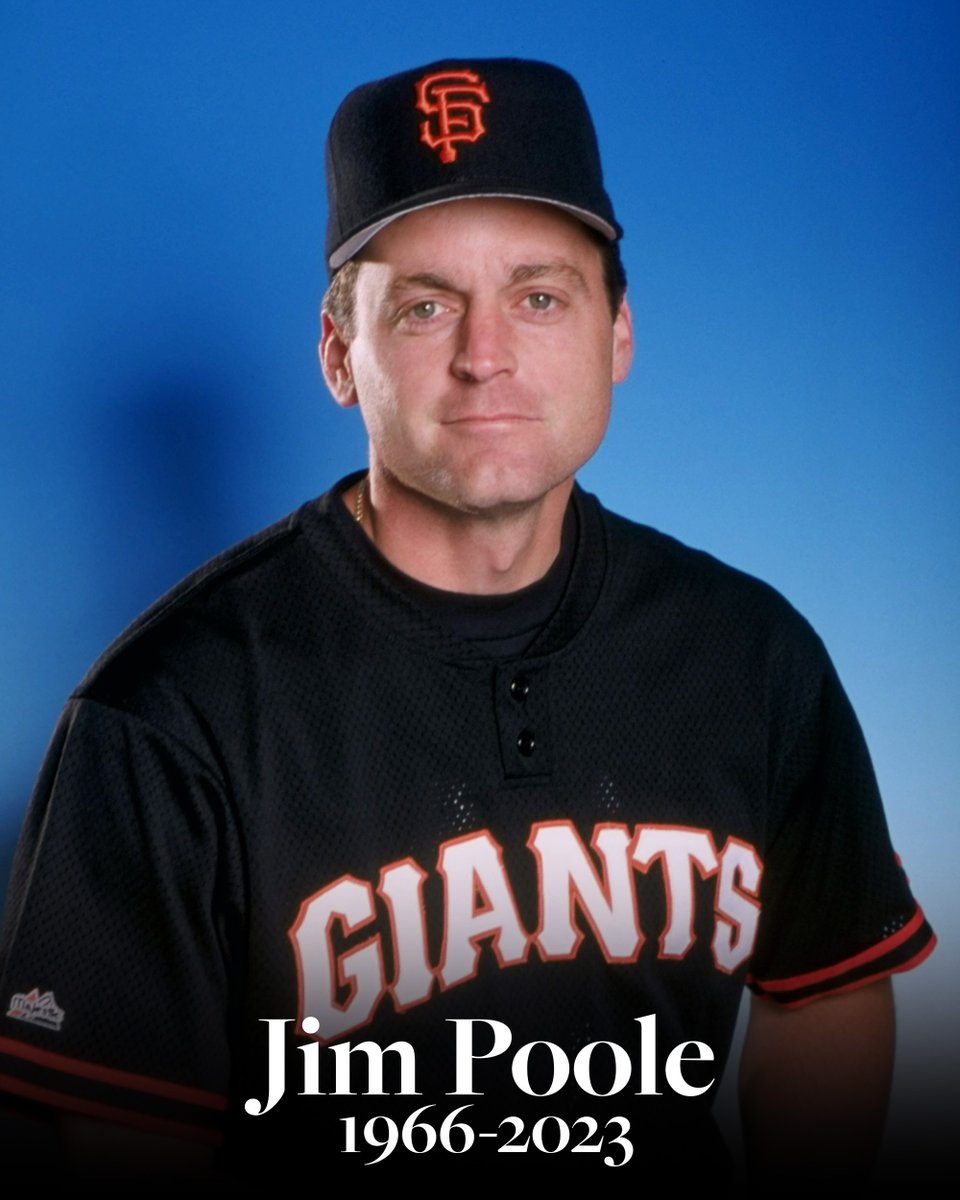 MLB's tweet photo. We are saddened by the passing of former MLB pitcher Jim Poole at 57.

Jim appeared in 431 games from 1990-2000 and pitched for Cleveland in the 1995 World Series. A consummate teammate & venerable clubhouse presence, he was an integral part of our 2022 Lou Gehrig Day & will be remembered as a graceful warrior in the fight against ALS.

Our thoughts are with Jim’s family & friends.