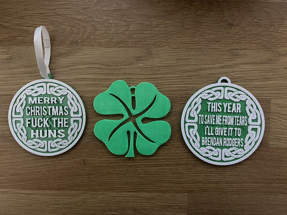 ParadisePlaques's tweet photo. This years Christmas decoration collection from paradise plaques. 

These will go live at the end of the month ready for the Christmas season.

These will all of course, come sprayed in glitter and with a ribbon attached. 

https://t.co/wh7LwLtVq2 https://t.co/LyfV4eGDc7