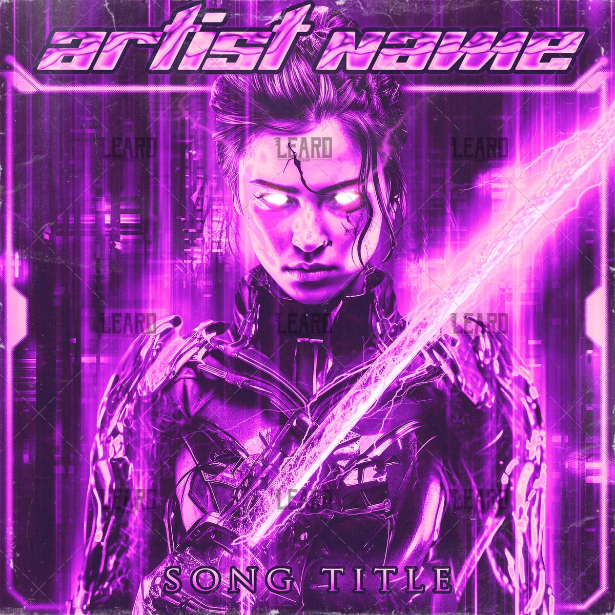 Learddesign's tweet photo. I have been a bit absent posting up new cover art and some digital art in general. But here is a recent one I worked on and I plan to put up for sale soon! #art #coverart #albumcoverart #albumcoverdesign #coverdesign #design #digitalart #coverartist #albumartdesign  #cyberpunk https://t.co/DCn7bog40M