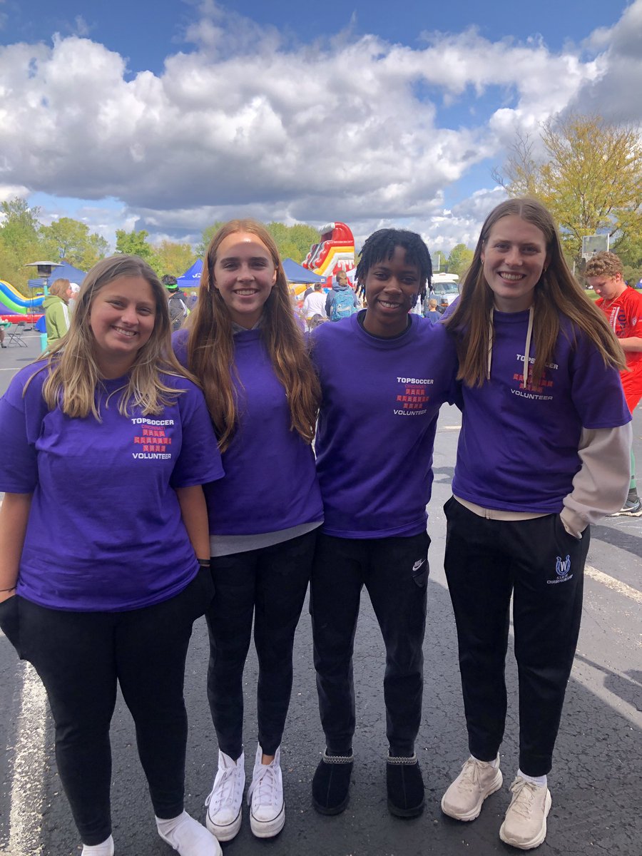 WyomingGSoccer's tweet photo. We had the BEST time volunteering today at the @CincyTOPSoccer fall classic!  What an amazing event ⚽️ https://t.co/4D4FGOlGM6