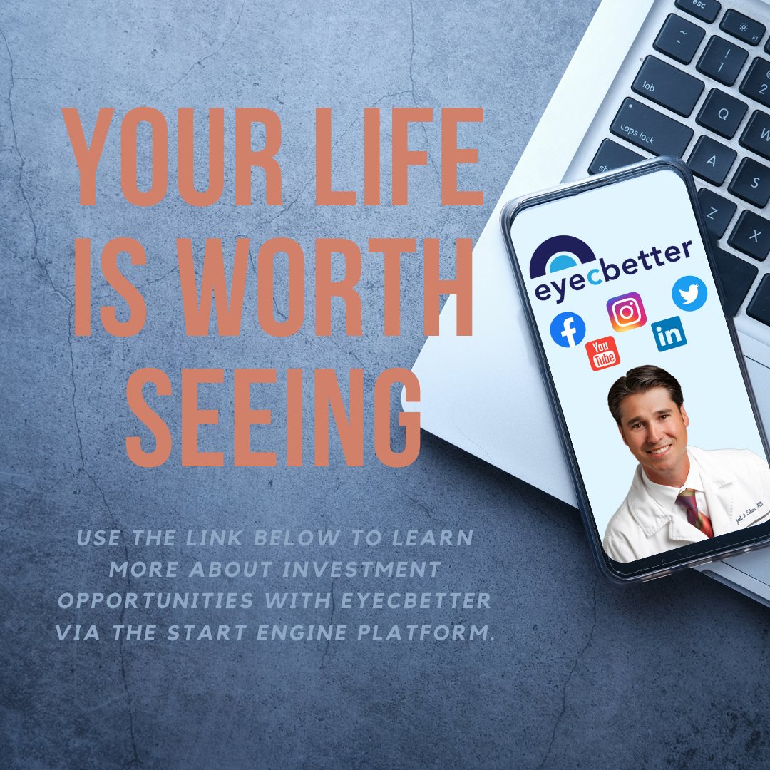 Invest in more than just a company; invest in a movement that we believe will transform glaucoma care as we know it. Investment Information: 
startengine.com/offering/eyecb… #MedicalTechnology #EyeHealthcare #GlaucomaCare #InvestmentOpportunity #glaucoma #glaucoma #eyecbetter