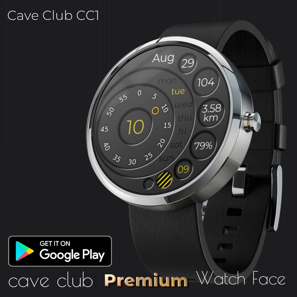 smART_studioART's tweet photo. 📢 Cave Club Wear OS Watch Face: Cave Club CC1 
https://t.co/7xEI2AUC3w 

#wearos #samsunggalaxy #smartwatch #smartwatches #watchfaces #facewatch #galaxywatch #galaxywatch4 #galaxywatch5 #watchface #galaxywatch4 #playstore #wearosface #Wearable #watch #wearos3 https://t.co/3xwdZZDhho