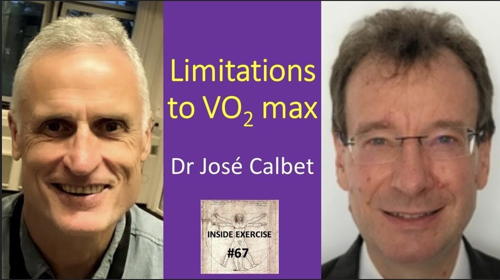 Now online

A great, long chat. Thanks José.  An amazing wealth of knowledge!

 VO2 max:
-determinants/limitations
-genetics+exercise training
-effect of age and sex
-and exercise performance

And more

 <a href="/GRHEFS_ULPGC/">ULPGC Human Performance Research Group</a> 

 Apple Podcasts (shorturl.at/diuL9), Spotify, YouTube