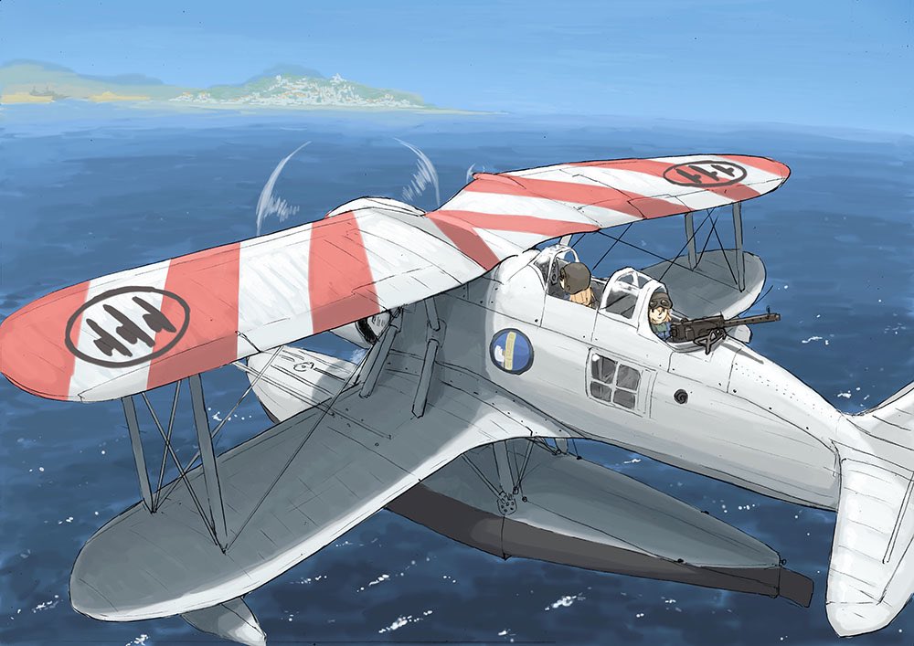 #最近フォローした方は知らない過去絵を晒す 元水上機描き 