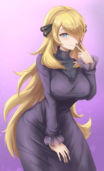 Cynthia ✧ シロナ#pokemon #VGenComm #commissionsopen 