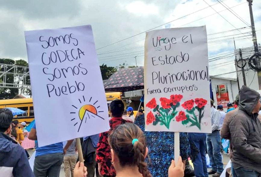 GtCodeca's tweet photo. 🌋 #CODECA es parte de la historia y está participando en este momento y en todos los momentos, como CODECA hemos protestado siempre, incluso cuando nadie más protesta.
#CodecaEsDignidad 🔥✊🏼 https://t.co/HFmHoGTFwb