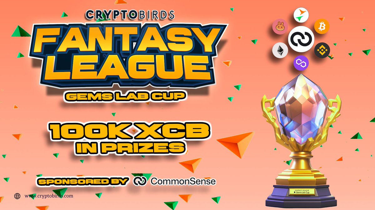 CryptoBirds's tweet photo. ⏰ Cuenta Regresiva para participar

🏆 #CBFantasyLeague #GemsLabCup

👉 https://t.co/Vk98w9ooaC

✅ 100.000 $XCB
✅ #NFT Nivel 1 para nuevos participantes

⏰ 2 days, 23 hs. and 58 min. https://t.co/riRFgoZR4I