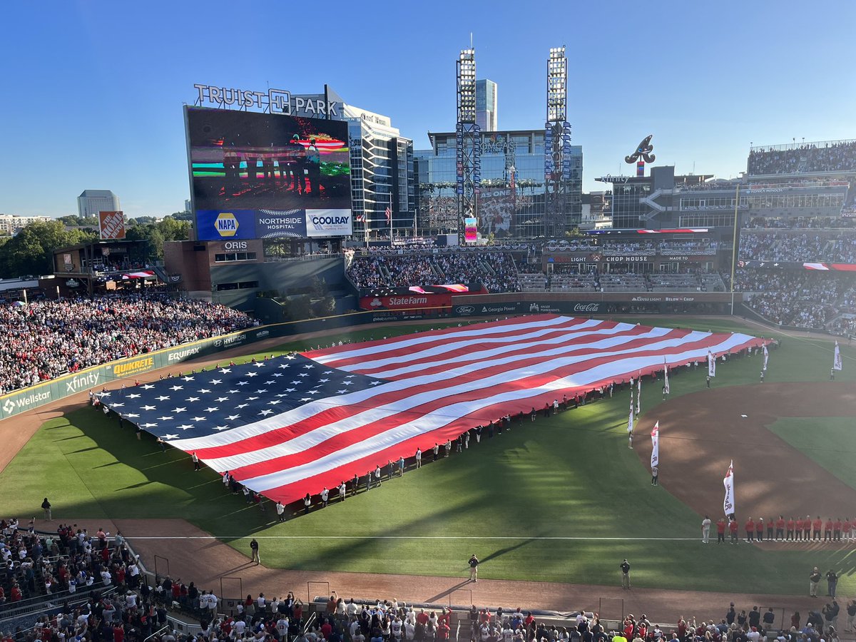 No place I’d rather spend my birthday. 
Go Braves!