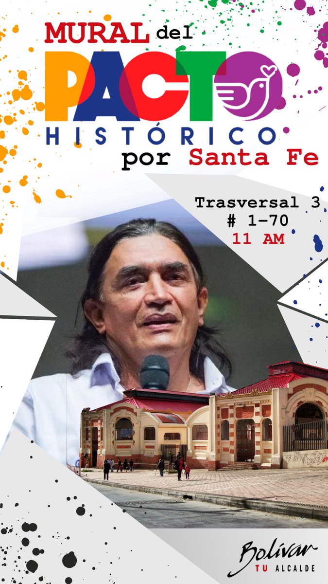 PactoSantaFe's tweet photo. ���📢❤️‍🔥 #BolivarTuAlcalde https://t.co/FNrL8eOaXO