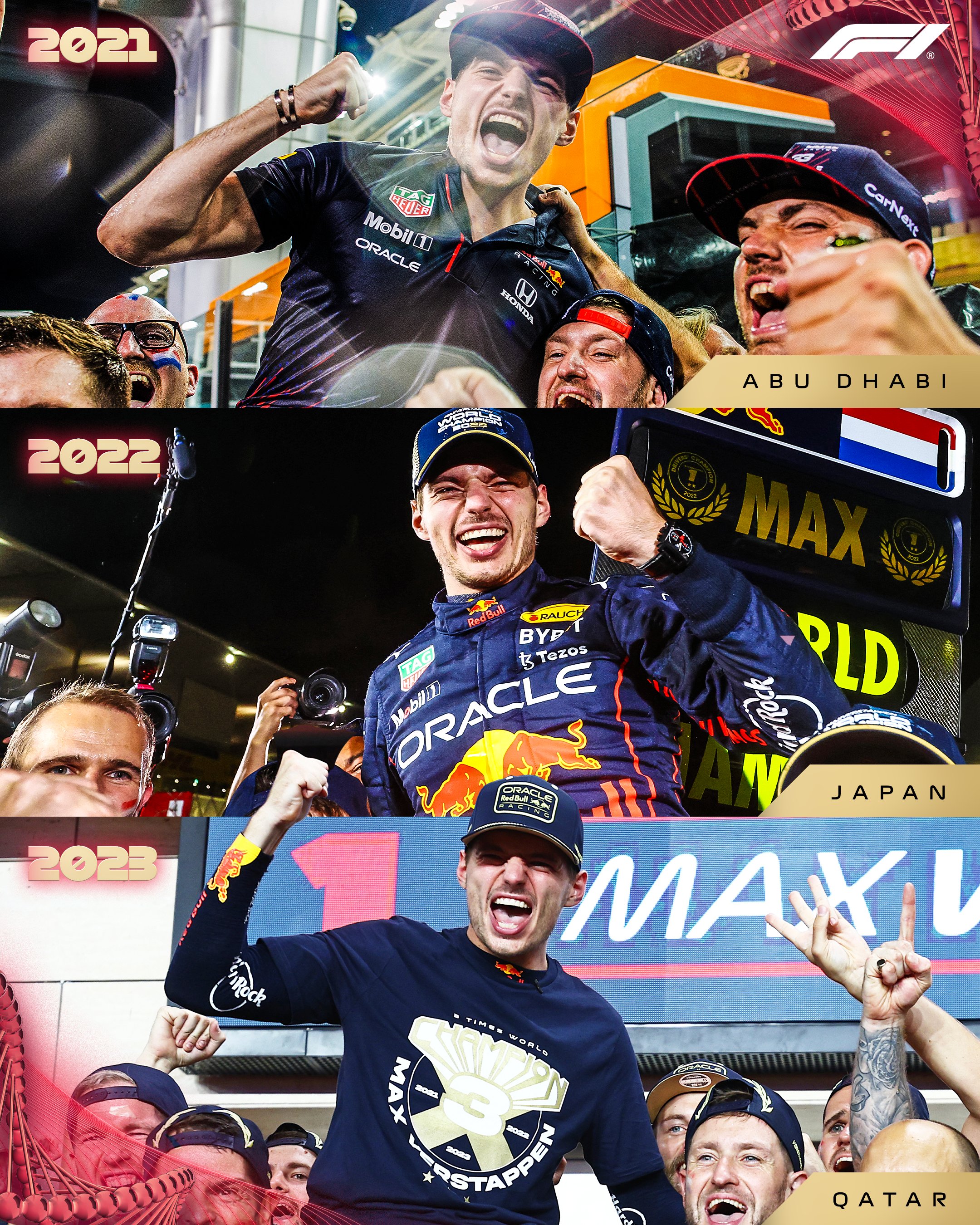 Formula 1 on X: MAX VERSTAPPEN. WORLD CHAMPION!!! A stunning season by an  extraordinary talent #HistoryMade #F1 @Max33Verstappen   / X