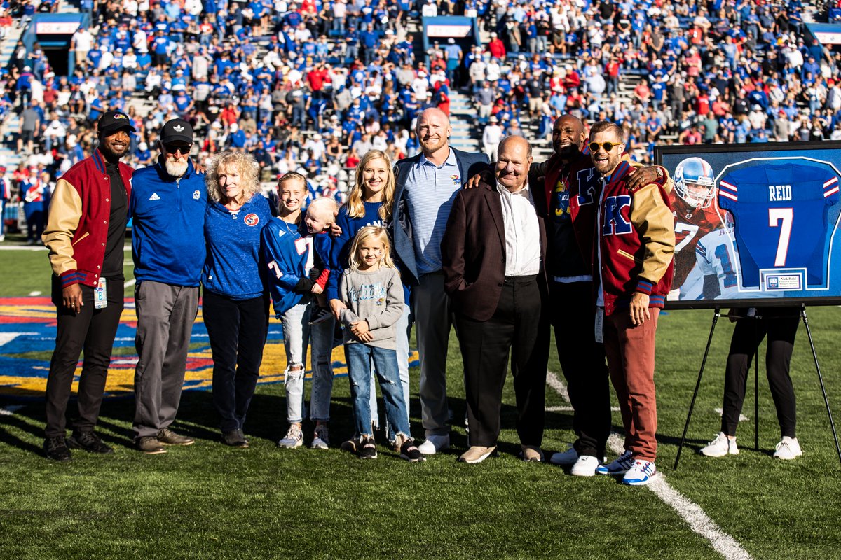 KU_Football's tweet image. Welcome to the Kansas Football Ring of Honor, Nick Reid