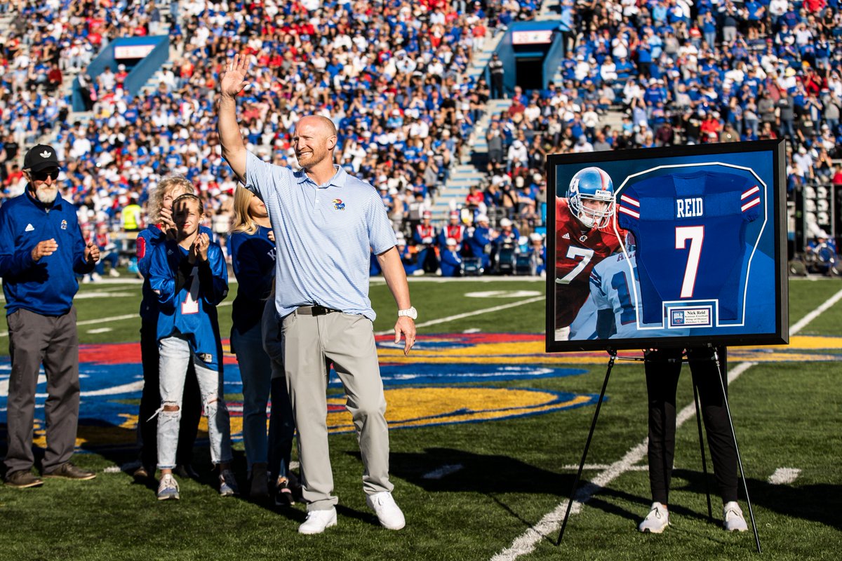 KU_Football's tweet image. Welcome to the Kansas Football Ring of Honor, Nick Reid