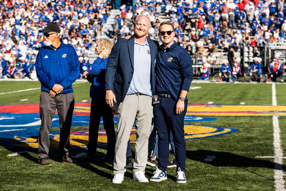KU_Football's tweet image. Welcome to the Kansas Football Ring of Honor, Nick Reid