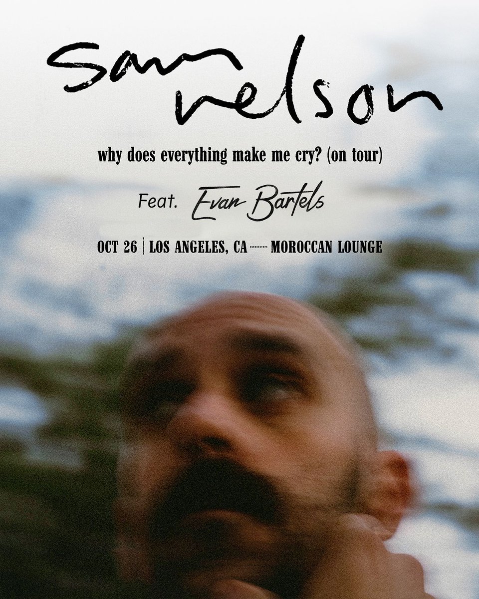 moroccan_lounge's tweet photo. Heads up! 🎤 On October 26th Sam Nelson will be performing at the #MoroccanLounge with support from Evan Bartels! 🙌 It'll be an unforgettable night you don't want to miss! 🎶 Get your tickets now!! 🎫 #SamNelson #EvanBartels #whydoeseverythingmakemecry? #MAKEMECRY https://t.co/HDMGnMhkV8