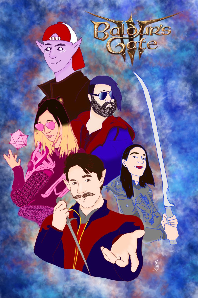 Kim ig✨🏳️⚧️ (@kimtheidk) on Twitter photo I drew some fantastic people into the Baldur's Gate style:
<a href="/NotTheClick/">The Click</a> <a href="/OneTopicAtATime/">OneTopic</a> <a href="/SaltyTheAlien/">Salty the Alien</a> <a href="/heyHuman1_/">Human1 🍉</a> <a href="/ClicksNot/">SmolestPotat</a> I drew some fantastic people into the Baldur's Gate style:
<a href="/NotTheClick/">The Click</a> <a href="/OneTopicAtATime/">OneTopic</a> <a href="/SaltyTheAlien/">Salty the Alien</a> <a href="/heyHuman1_/">Human1 🍉</a> <a href="/ClicksNot/">SmolestPotat</a>